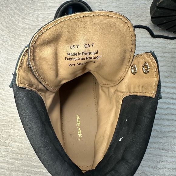 & Other Stories Crocodile Black Leather Boots 7 - Picture 8 of 8